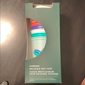 Brand new Starbucks reusable floral/Summer cups